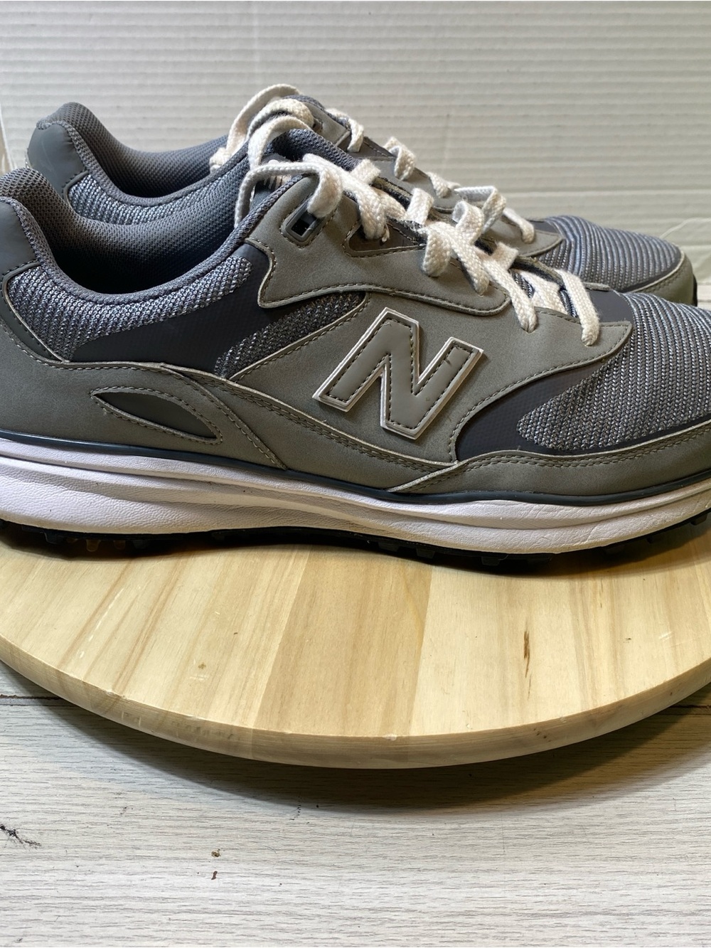 Men’s Size 14 New Balance Golf Heritage Shoes Men’s Gray MG100GR